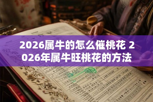 2026属牛的怎么催桃花 2026年属牛旺桃花的方法