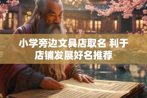 小学旁边文具店取名 利于店铺发展好名推荐 小学旁边文具店取名 利于店铺发展好名推荐