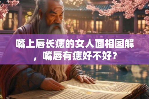 嘴上唇长痣的女人面相图解，嘴唇有痣好不好？
