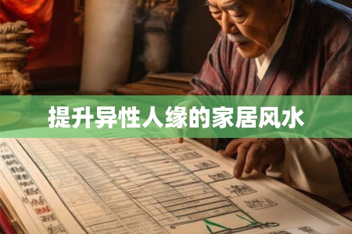 提升异性人缘的家居风水