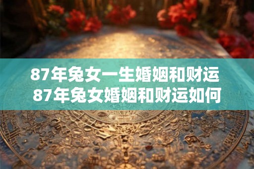 87年兔女一生婚姻和财运 87年兔女婚姻和财运如何