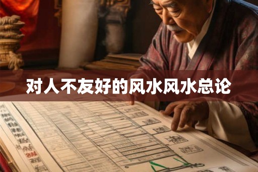 对人不友好的风水风水总论