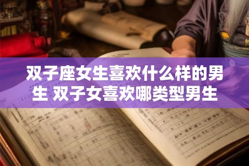 双子座女生喜欢什么样的男生 双子女喜欢哪类型男生