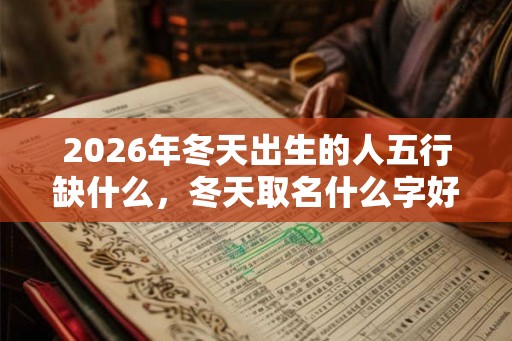 2026年冬天出生的人五行缺什么，冬天取名什么字好？