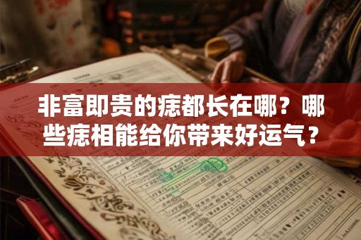 非富即贵的痣都长在哪?哪些痣相能给你带来好运气? 非富即贵的痣都长在哪?哪些痣相能给你带来好运气?