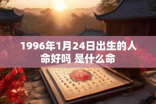 1996年1月24日出生的人命好吗 是什么命