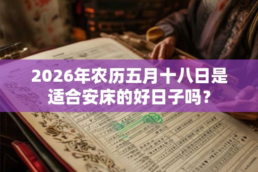 2026年农历五月十八日是适合安床的好日子吗？