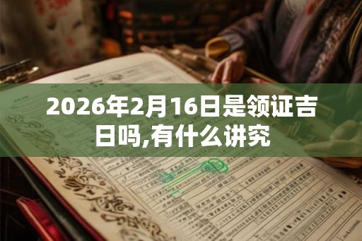 2026年2月16日是领证吉日吗,有什么讲究