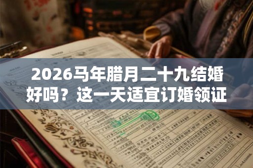 2026马年腊月二十九结婚好吗？这一天适宜订婚领证吗？