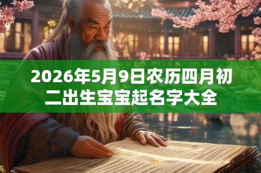 2026年5月9日农历四月初二出生宝宝起名字大全 2026年5月9日农历四月初二出生宝宝起名字大全