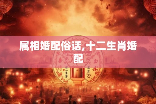 属相婚配俗话,十二生肖婚配
