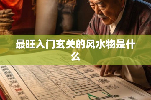 最旺入门玄关的风水物是什么