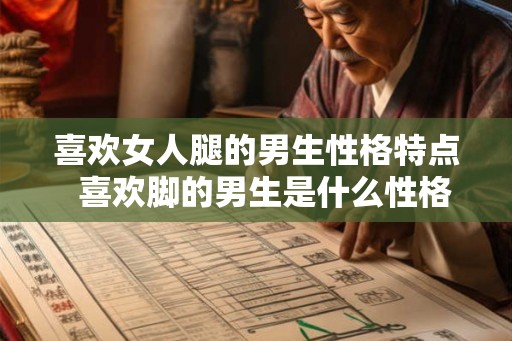 喜欢女人腿的男生性格特点  喜欢脚的男生是什么性格