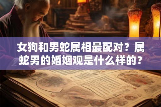 女狗和男蛇属相最配对？属蛇男的婚姻观是什么样的？
