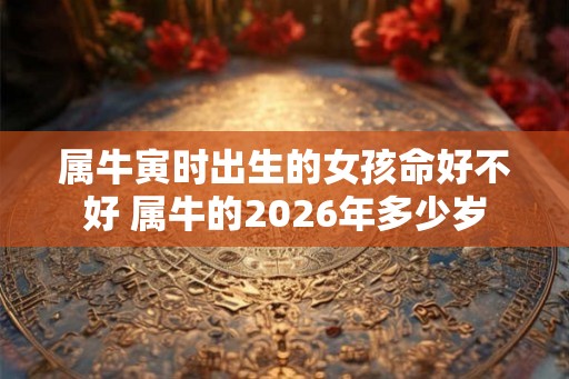属牛寅时出生的女孩命好不好 属牛的2026年多少岁