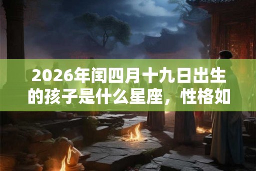 2026年闰四月十九日出生的孩子是什么星座,性格如何? 2026年闰四月十九日出生的孩子是什么星座,性格如何?