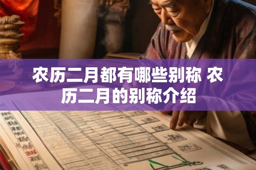 农历二月都有哪些别称 农历二月的别称介绍