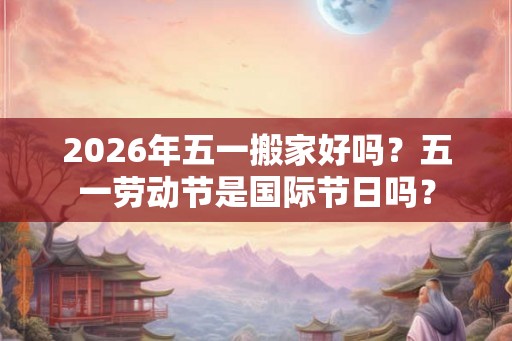 2026年五一搬家好吗？五一劳动节是国际节日吗？