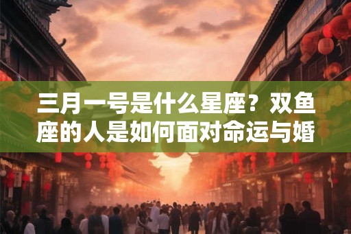 三月一号是什么星座？双鱼座的人是如何面对命运与婚姻的？