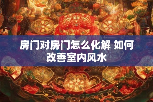 房门对房门怎么化解 如何改善室内风水