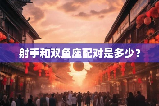 射手和双鱼座配对是多少？