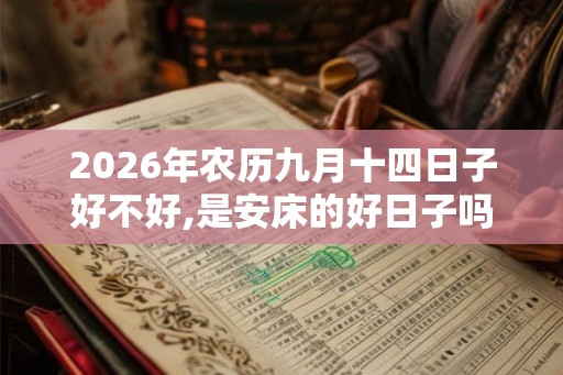 2026年农历九月十四日子好不好,是安床的好日子吗? 2026年农历九月十四日子好不好,是安床的好日子吗?