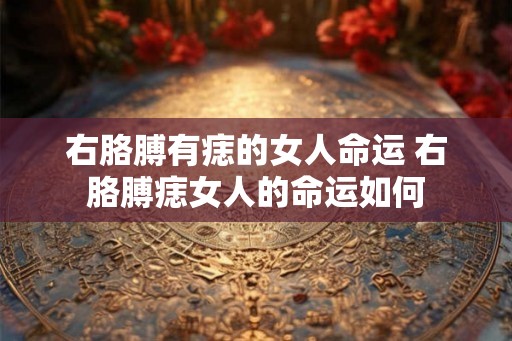 右胳膊有痣的女人命运 右胳膊痣女人的命运如何