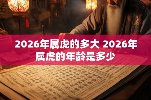 2026年属虎的多大 2026年属虎的年龄是多少 2026年属虎的多大 2026年属虎的年龄是多少