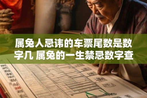 属兔人忌讳的车票尾数是数字几 属兔的一生禁忌数字查询