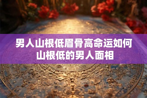 男人山根低眉骨高命运如何 山根低的男人面相 男人山根低眉骨高命运如何 山根低的男人面相