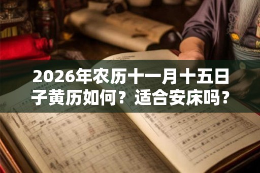 2026年农历十一月十五日子黄历如何？适合安床吗？