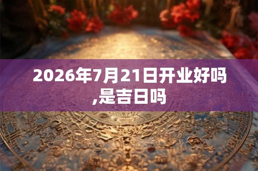 2026年7月21日开业好吗,是吉日吗