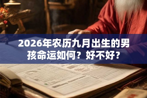 2026年农历九月出生的男孩命运如何？好不好？