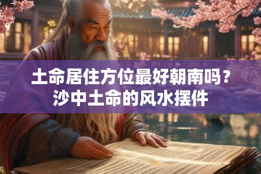 土命居住方位最好朝南吗？沙中土命的风水摆件