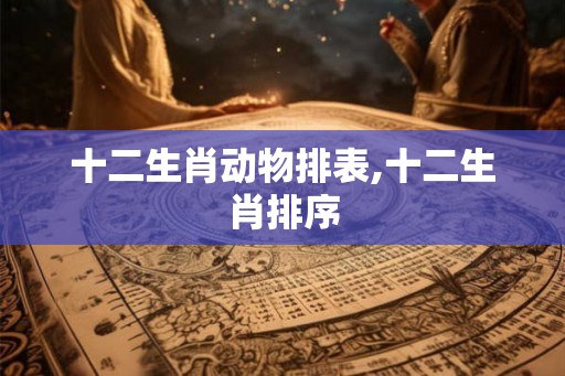十二生肖动物排表,十二生肖排序 十二生肖动物排表,十二生肖排序