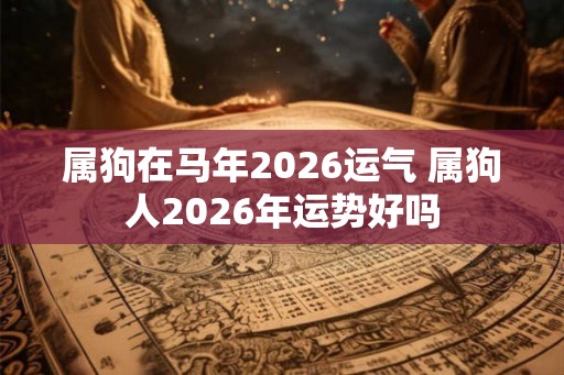属狗在马年2026运气 属狗人2026年运势好吗