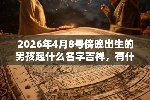 2026年4月8号傍晚出生的男孩起什么名字吉祥,有什么名字推荐? 2026年4月8号傍晚出生的男孩起什么名字吉祥,有什么名字推荐?