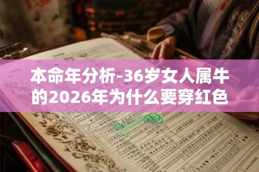 本命年分析-36岁女人属牛的2026年为什么要穿红色 本命年分析-36岁女人属牛的2026年为什么要穿红色