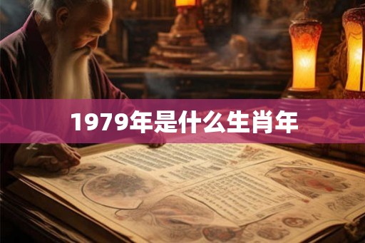 1979年是什么生肖年