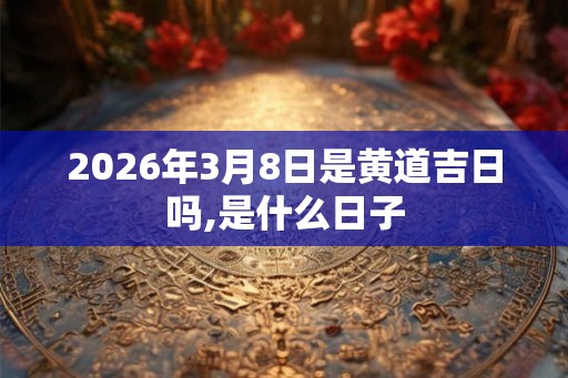 2026年3月8日是黄道吉日吗,是什么日子