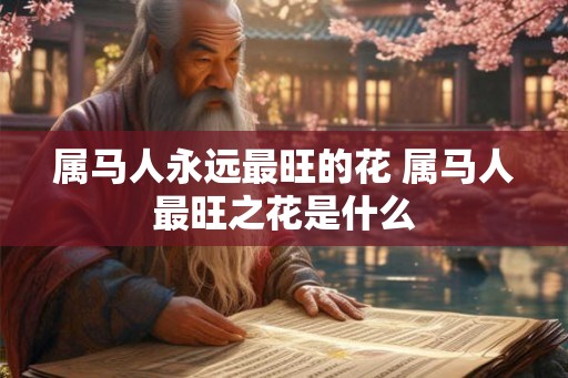 属马人永远最旺的花 属马人最旺之花是什么