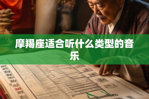 摩羯座适合听什么类型的音乐 摩羯座适合听什么类型的音乐