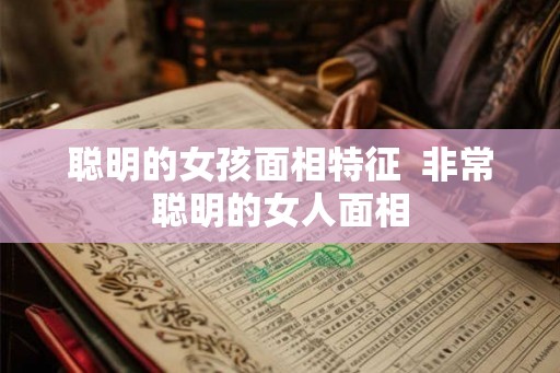 聪明的女孩面相特征  非常聪明的女人面相