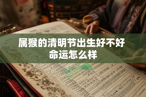 属猴的清明节出生好不好 命运怎么样