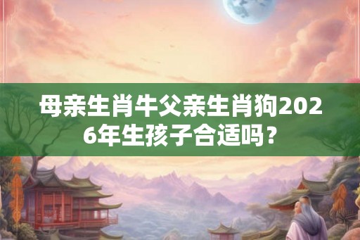 母亲生肖牛父亲生肖狗2026年生孩子合适吗？
