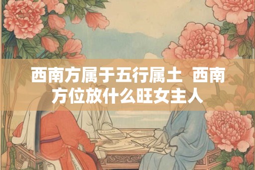 西南方属于五行属土  西南方位放什么旺女主人