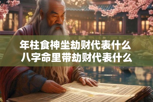年柱食神坐劫财代表什么 八字命里带劫财代表什么 年柱食神坐劫财代表什么 八字命里带劫财代表什么