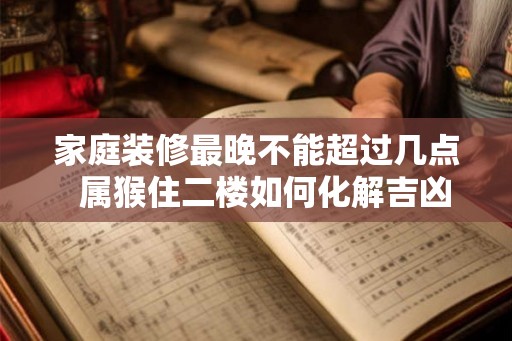 家庭装修最晚不能超过几点  属猴住二楼如何化解吉凶
