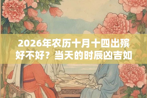 2026年农历十月十四出殡好不好？当天的时辰凶吉如何？