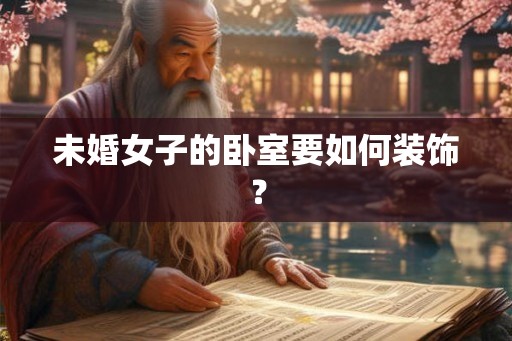 未婚女子的卧室要如何装饰？